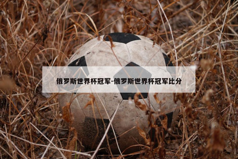 俄罗斯世界杯冠军-俄罗斯世界杯冠军比分