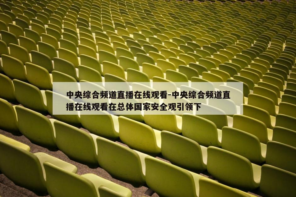 中央综合频道直播在线观看-中央综合频道直播在线观看在总体国家安全观引领下