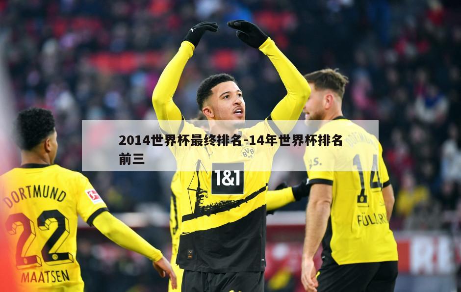 2014世界杯最终排名-14年世界杯排名前三