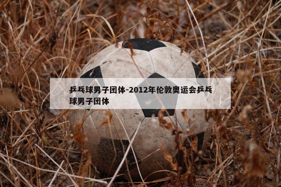 乒乓球男子团体-2012年伦敦奥运会乒乓球男子团体