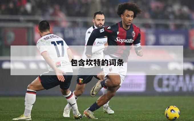 包含坎特的词条